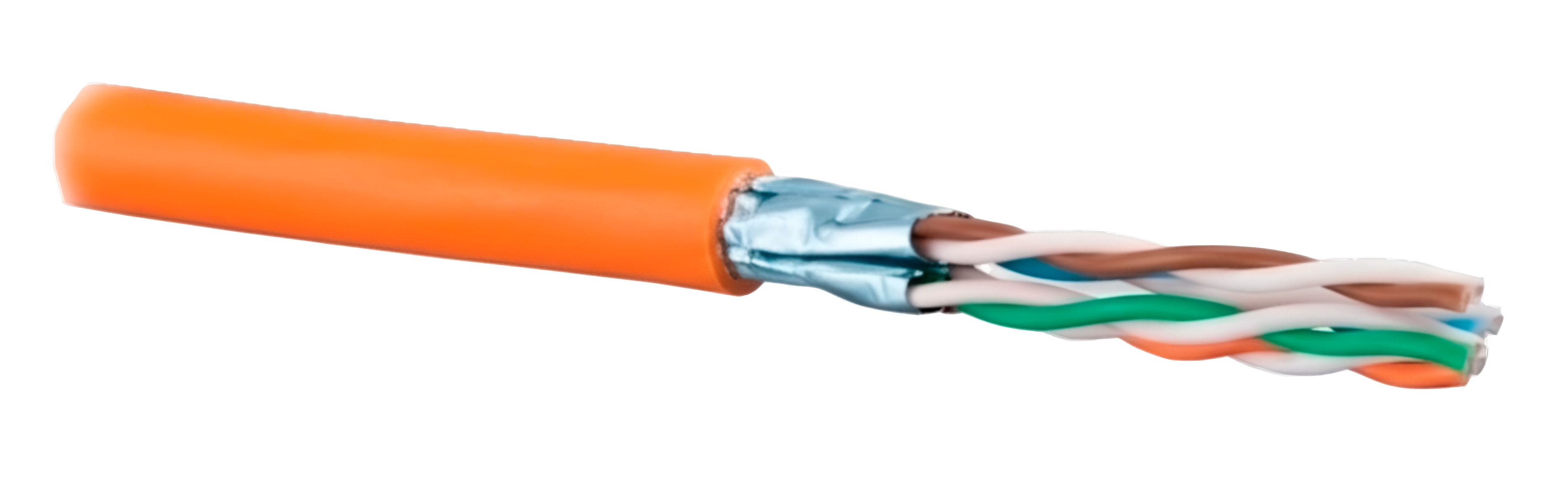 VLG U/FTP Cat 6 ZH нг(A)-HF 4x2x0,57 (UFTP-4P-6-57-IN-HF-305-OR)
