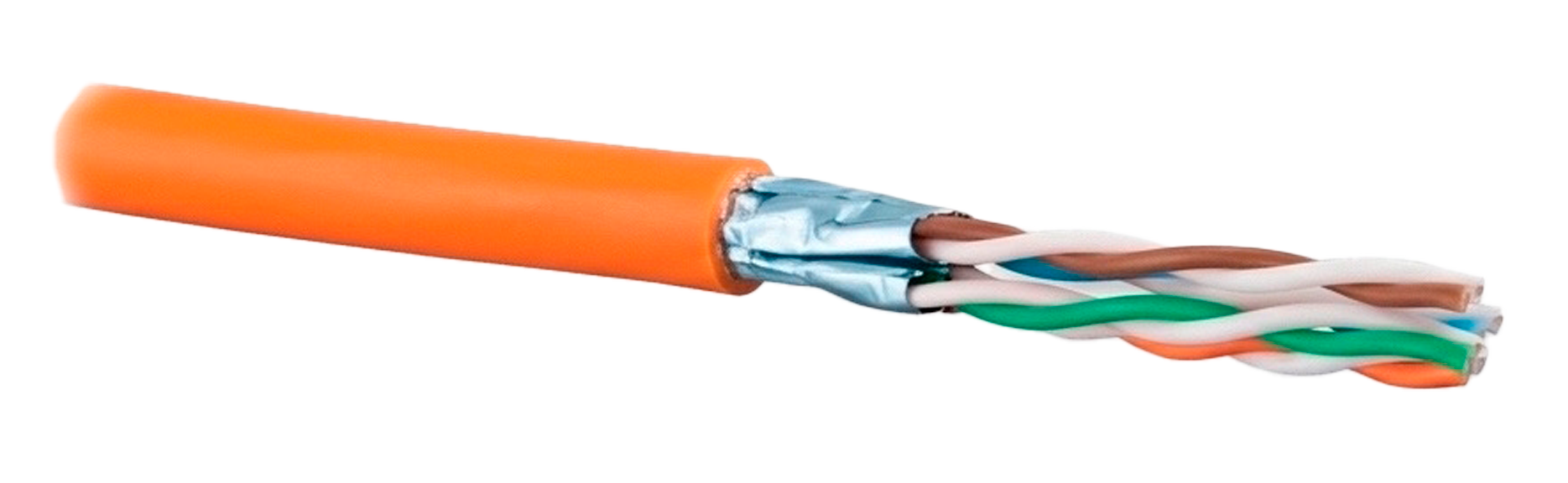 VLG U/FTP Cat 6A ZH нг(A)-HF 4x2x0,57 (UFTP-4P-6A-57-IN-HF-305-OR)