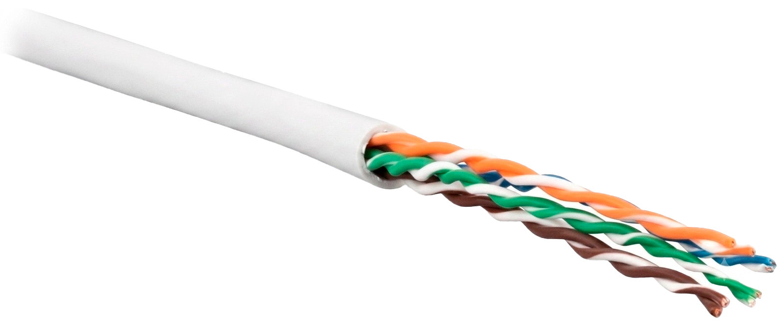 VLG U/FTP Cat 6 PVC нг(A)-LSLTx 4x2x0,57 (UFTP-4P-6-57-IN-LSLTX-305-WH)