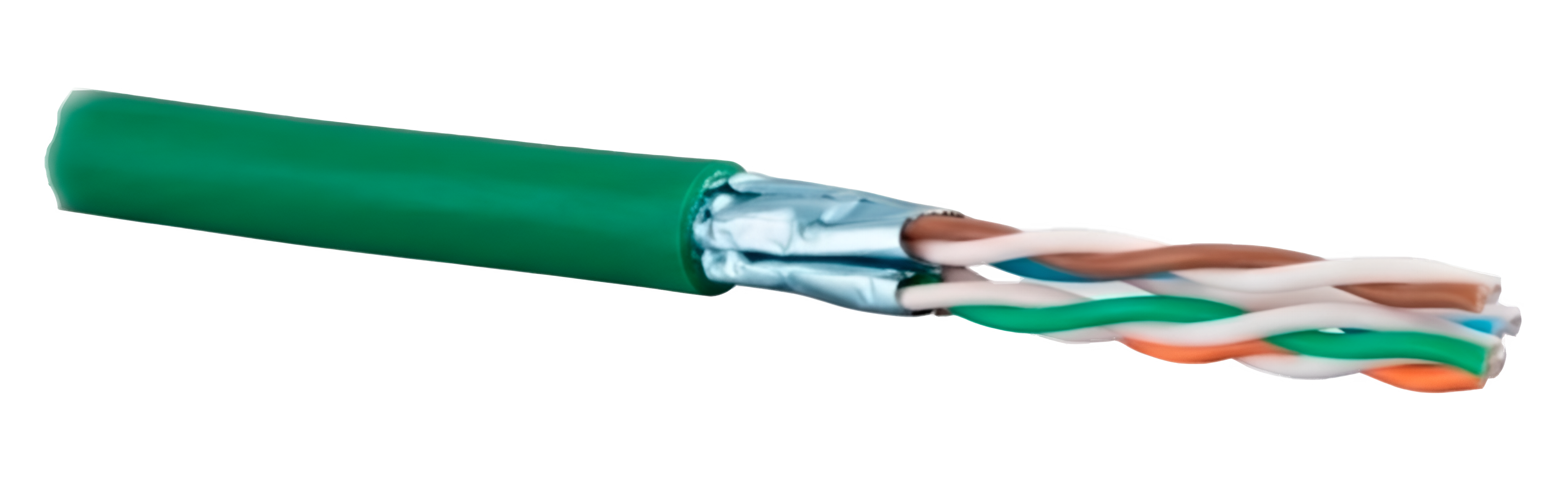 VLG U/FTP Cat 6 PVC нг(A)-LSLTx 4x2x0,57 (UFTP-4P-6-57-IN-LSLTX-305-GN)