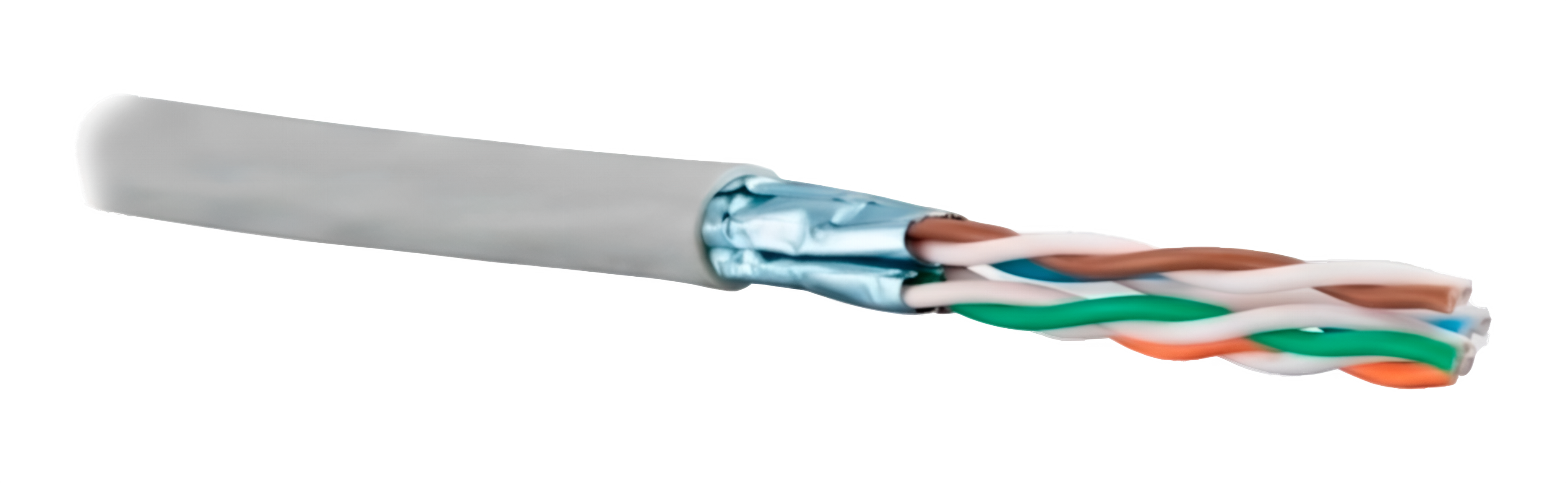 VLG U/FTP Cat 6 ZH нг(A)-HF 4x2x0,57 (UFTP-4P-6-57-IN-HF-305-GY)