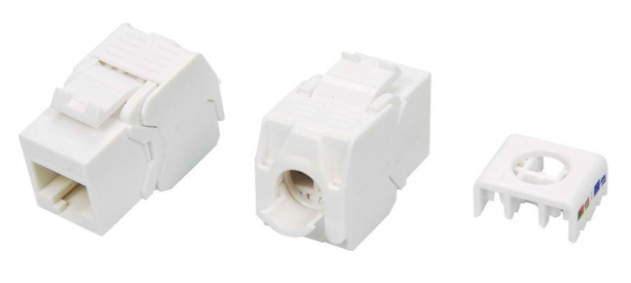 VLG Вставка Keystone Jack RJ-45 (8P8C) кат.6 неэкранированная (KS-UTP-6-180)