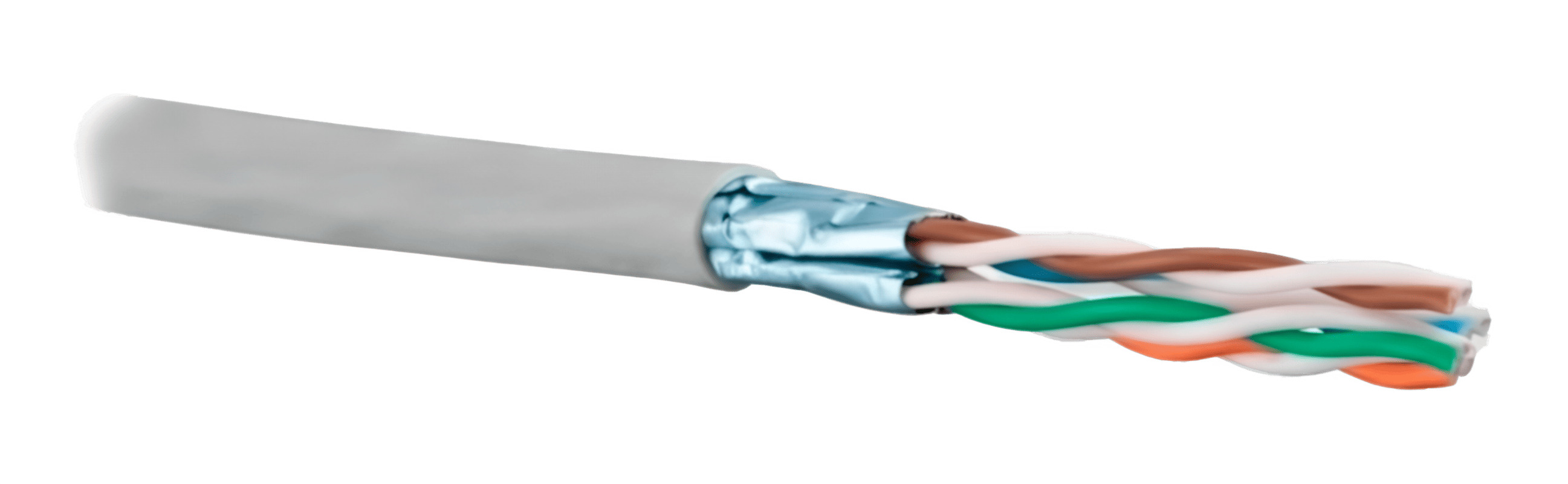 VLG U/FTP Cat 6A ZH нг(A)-HF 4x2x0,57 (UFTP-4P-6A-57-IN-HF-305-GY)