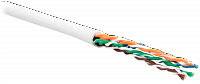 VLG U/UTP Cat 6A PVC нг(А)-LSLTx 4x2x0,57 (UTP-4P-6A-57-IN-LSLTX-305-WH)