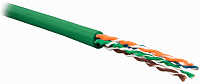 VLG U/UTP Cat 6 PVC нг(А)-LSLTx 4x2x0,57 (UTP-4P-6-57-IN-LSLTX-305-GN)