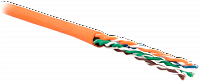 VLG U/UTP Cat 6A ZH нг(А)-HF 4x2x0,57 (UTP-4P-6A-57-IN-HF-305-OR)