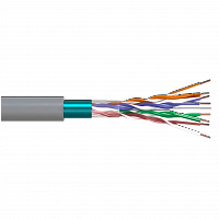 VLG F/UTP Cat 6 ZH нг(A)-HF 4x2x0,57 (FTP-4P-6-57-IN-HF-305-GY)